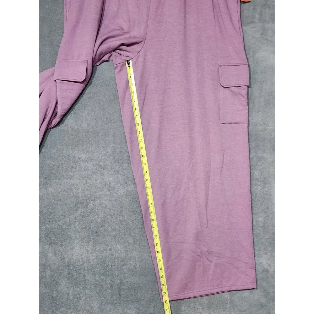 State of‎ Day Intimates Loungewear Set Cargo Pants Sweatshirt Soft Cozy XXL
